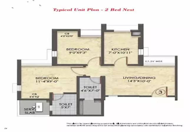 2 BHK Nest